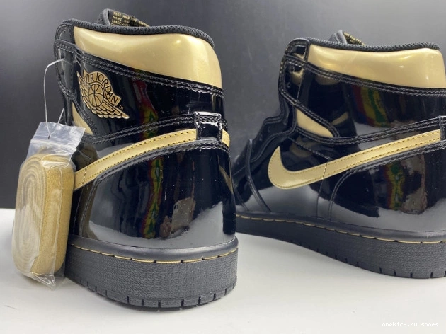 Rep HIGH GOLD JORDAN RETRO BLACK AIR METALLIC 1 555088-032 (2020) 0815